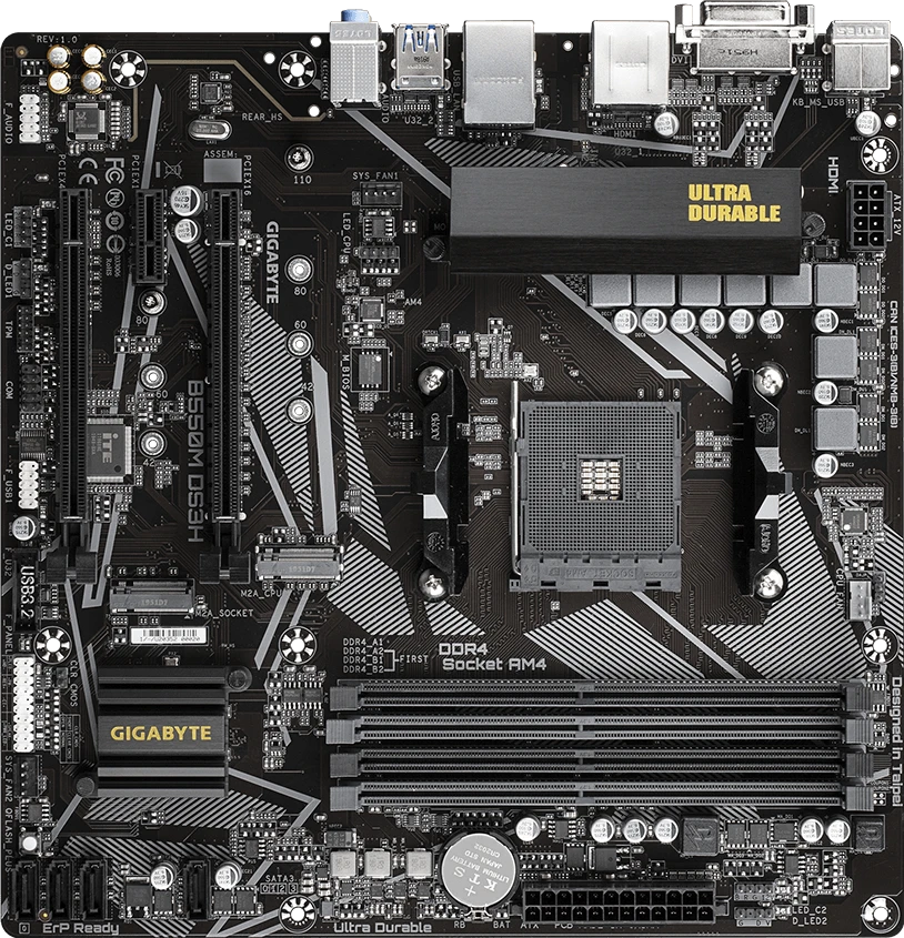 Gigabyte B550M DS3H (Rev. 1.0/1.1/1.2/1.3)